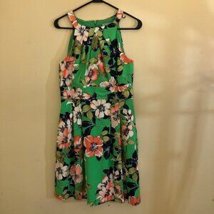 Dress Barn db Established Floral Sleeveless Dress Size 8